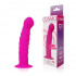 Розовый фаллоимитатор с ребристой поверхностью Cosmo - 14 см., Bior toys Розовый фаллоимитатор с ребристой поверхностью Cosmo - 14 см., Bior toys
