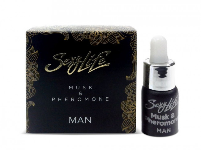 Мужские духи с феромонами Sexy Life Musk&Pheromone - 5 мл., Парфюм престиж М
