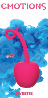 Розовый стимулятор-вишенка со смещенным центром тяжести Emotions Sweetie, Lola toys