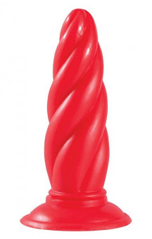 Красная витая пробка TWISTED PROBE - 14 см., Dream Toys