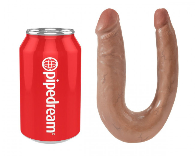 Двусторонний фаллоимитатор-мулат U-Shaped Small Double Trouble - 33,5 см., Pipedream Двусторонний фаллоимитатор-мулат U-Shaped Small Double Trouble - 33,5 см., Pipedream