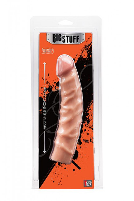 Телесный фаллоимитатор BIGSTUFF DONG 8.5INCH - 22 см., Dream Toys