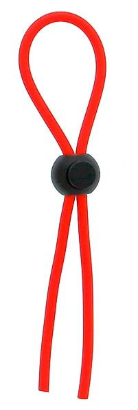 Красное эрекционное лассо с одной бусинкой-утяжкой STRETCHY THICK LASSO, Dream Toys