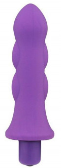 Фиолетовый мини-вибратор Mystique Rocket Vibe - 12,7 см.