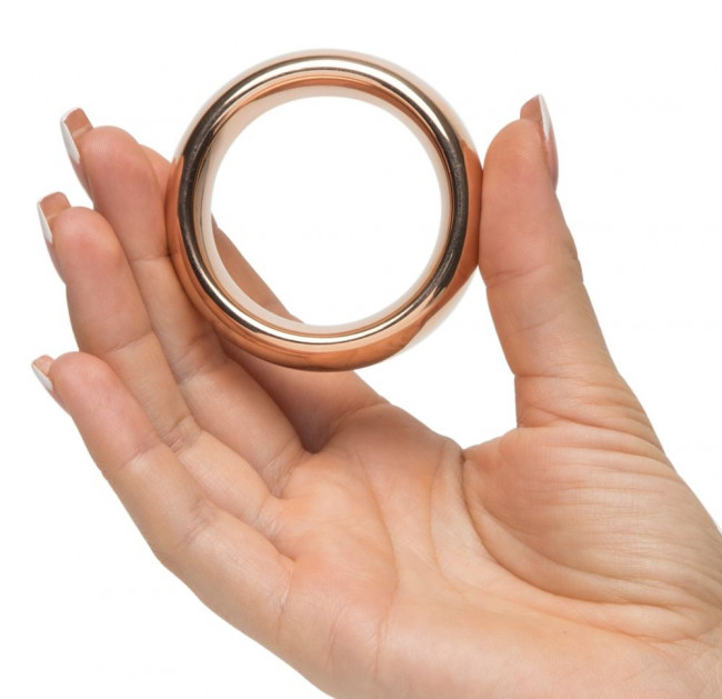 Золотистое стальное кольцо I Want You. Now. Steel Love Ring, Fifty Shades of Grey