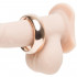 Золотистое стальное кольцо I Want You. Now. Steel Love Ring, Fifty Shades of Grey