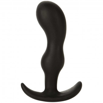Черная анальная пробка для ношения Mood Naughty 2 4.5" Silicone - 11,4 см., Doc Johnson