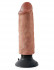 Вибромассажер-мулат 6" Vibrating Cock - 17,8 см.