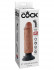 Вибромассажер-мулат 6" Vibrating Cock - 17,8 см.