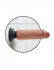 Вибромассажер-мулат 6" Vibrating Cock - 17,8 см.