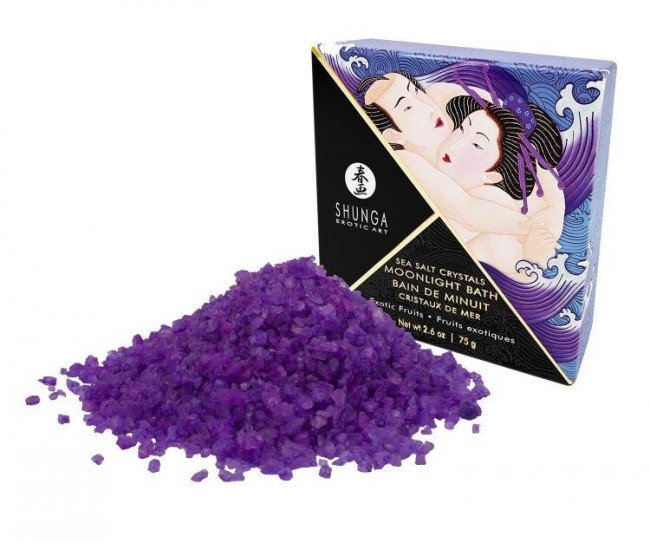 Соль для ванны Bath Salts Exotic Fruits с ароматом экзотических фруктов - 75 гр., Shunga