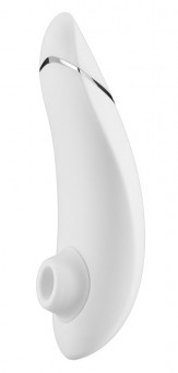 Белый бесконтактный клиторальный стимулятор Womanizer Premium, Womanizer