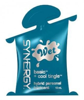 Гибридный лубрикант с охлаждающим эффектом Wet Synergy Cool Tingle - 10 мл., Wet International Inc.