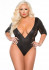Эффектное боди Side Lace Sleeve Teddy, Allure Lingerie Эффектное боди Side Lace Sleeve Teddy, Allure Lingerie