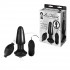 Надувная вибрирующая анальная пробка  Inflatable Vibrating Butt Plug - 10,2 см., Lux Fetish