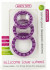 Набор фиолетовых эрекционных колец Silicone Love Wheel 3 sizes (3 шт.), Shots Media BV Набор фиолетовых эрекционных колец Silicone Love Wheel 3 sizes (3 шт.), Shots Media BV