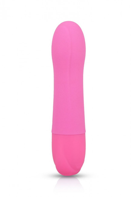 Розовый вибромассажёр Glamour - 15 см., Seven Creations Розовый вибромассажёр Glamour - 15 см., Seven Creations