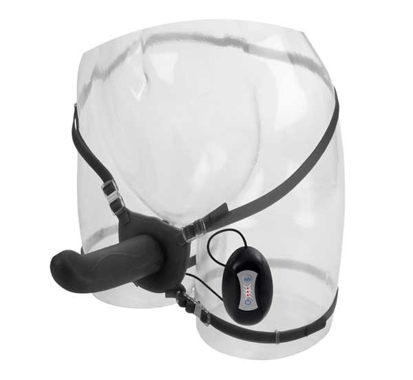 Мужской страпон с вибрацией 7-Function Love Rider Dual Acton Strap On, California Exotic Novelties Мужской страпон с вибрацией 7-Function Love Rider Dual Acton Strap On, California Exotic Novelties