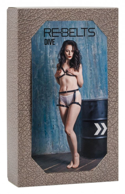 Чёрные гартеры на бедра Dive Black, Rebelts Чёрные гартеры на бедра Dive Black, Rebelts