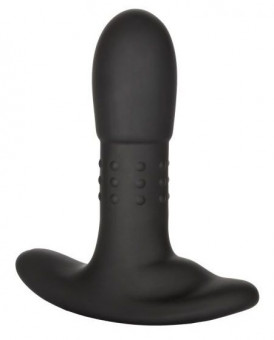 Черный массажер простаты Eclipse Beaded Probe - 12,75 см., California Exotic Novelties