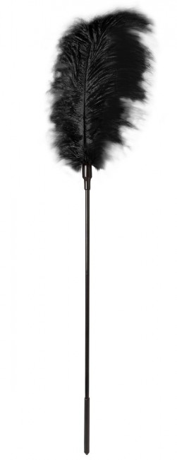 Стек с большим чёрным пером Large Feather Tickler - 65 см., Blush Novelties Стек с большим чёрным пером Large Feather Tickler - 65 см., Blush Novelties