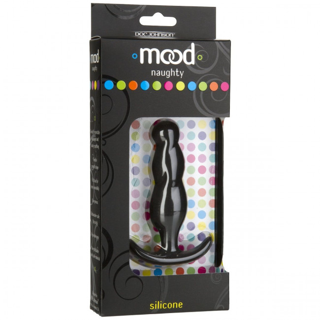 Анальная пробка Mood Naughty 3 Silicone - 8,9 см., Doc Johnson