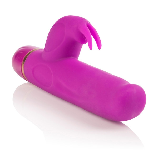 Лиловый вибратор с клиторальной стимуляцией ENTINCE BELLE , California Exotic Novelties