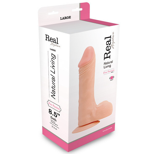 Телесный вибратор на присоске REALISTIC VIBRATOR REAL RAPTURE FLESH - 24,5 см., Toyz4lovers