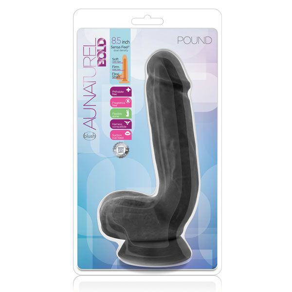 Черный фаллоимитатор Bold Pound 8.5 Inch Dildo - 21,6 см. Черный фаллоимитатор Bold Pound 8.5 Inch Dildo - 21,6 см.