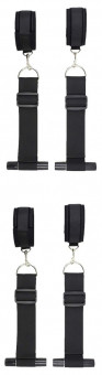 Черные оковы с креплением на дверь Door Restraint Set