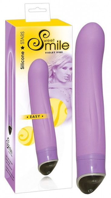 Фиолетовый вибратор Smile Easy - 22 см., Orion Фиолетовый вибратор Smile Easy - 22 см., Orion