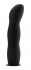 Чёрный страпон Deluxe Silicone Strap On 8 Inch с волнистой насадкой - 20,5 см., Shots Media BV