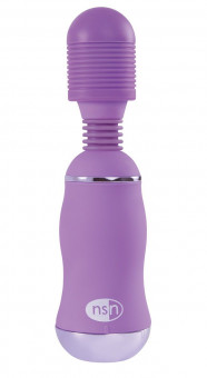 Фиолетовый вибромассажер с усиленной вибрацией BoomBoom Power Wand, NS Novelties