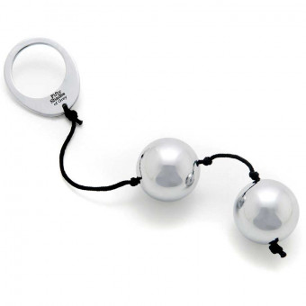 Тяжелые металлические вагинальные шарики Silver Metal Ben Wa Balls, Fifty Shades of Grey