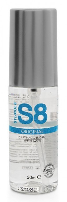 Универсальный лубрикант на водной осноdе S8 Original Lube - 50 мл., Stimul8 Универсальный лубрикант на водной осноdе S8 Original Lube - 50 мл., Stimul8