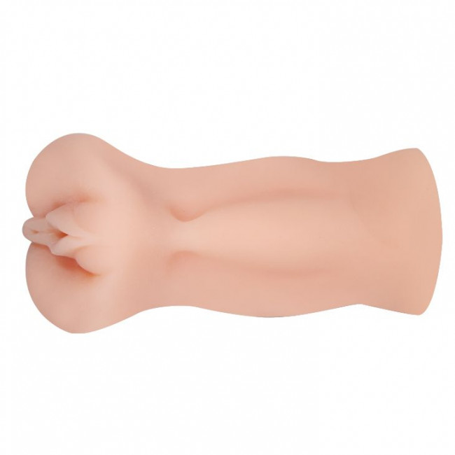 Телесный мастурбатор с входом-вагиной и эффектом смазки, Baile