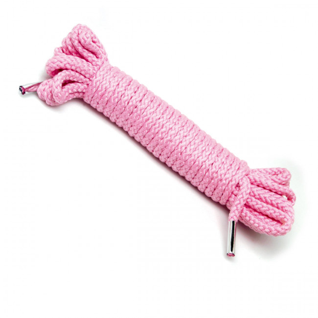Розовая веревка Japanese Silk Rope - 10,7 м., Pipedream