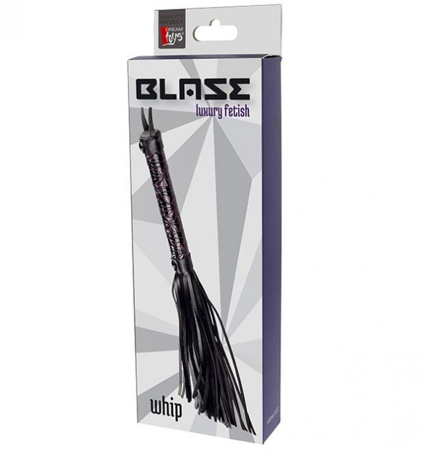 Фиолетово-черная плеть BLAZE WHIP PURPLE, Dream Toys Фиолетово-черная плеть BLAZE WHIP PURPLE, Dream Toys