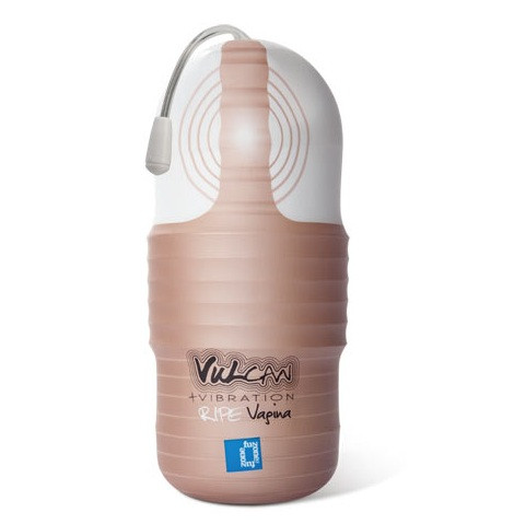 Мастурбатор-вагина с вибрацией Vulcan Love Skin Masturbator Ripe Vagina Vibe, Topco Sales Мастурбатор-вагина с вибрацией Vulcan Love Skin Masturbator Ripe Vagina Vibe, Topco Sales