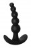 Чёрная анальная пробка Bubbles Anal Plug - 11,5 см., Lola toys