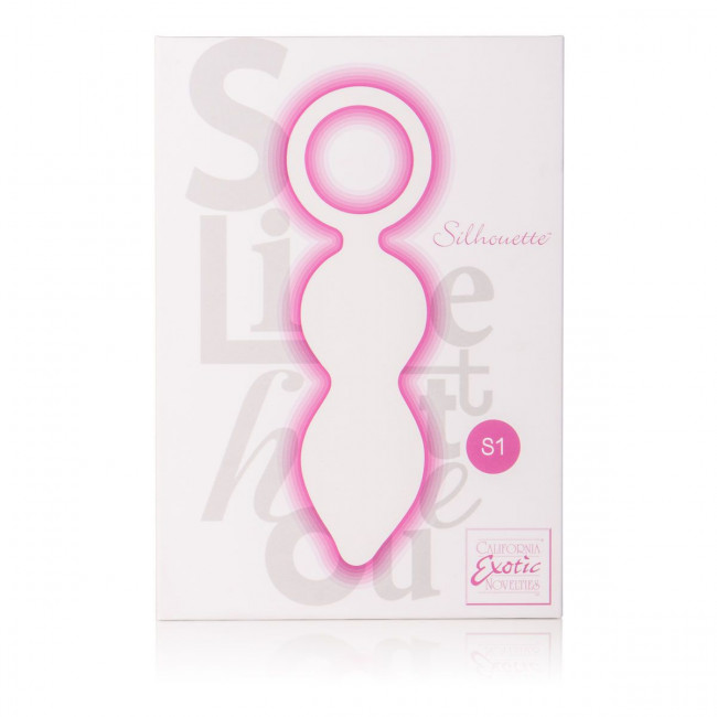 Розовый анальный вибромассажер Silhouette S1 - 9 см., California Exotic Novelties