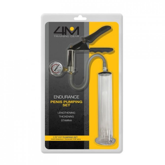 Помпа 4M Endurance Penis Pumping Set с манометром, Topco Sales