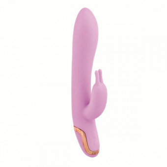 Розовый вибратор с клиторальным отростком ENTINCE ISABELLA, California Exotic Novelties