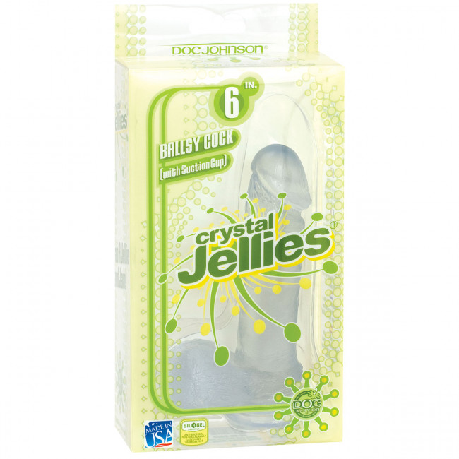 Фаллоимитатор CRYSTALL JELLIES - 15 см., Doc Johnson Фаллоимитатор CRYSTALL JELLIES - 15 см., Doc Johnson
