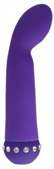 Фиолетовый вибратор BLISS "G" VIBE - 14,2 см.