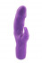 Фиолетовый вибратор с клиторальным стимулятором MATES FANTASY RECHARGE VIBRATOR - 17 см., NMC