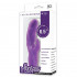 Фиолетовый вибратор с клиторальным стимулятором MATES FANTASY RECHARGE VIBRATOR - 17 см., NMC