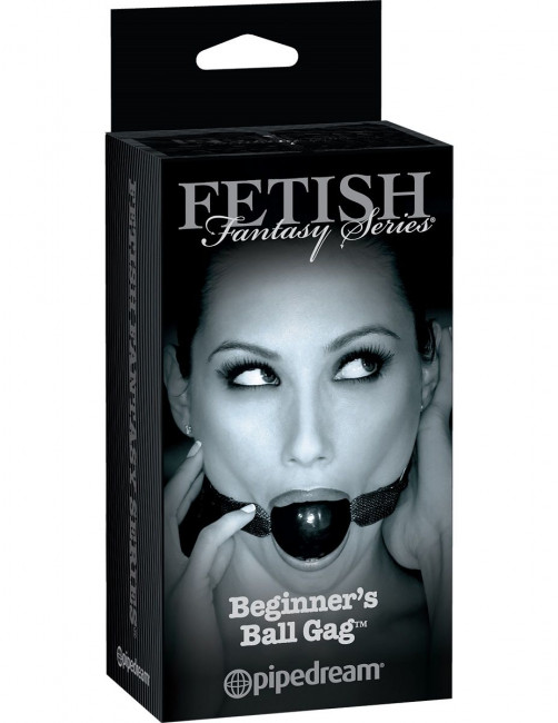Черный кляп-шар Beginner's Ball Gag, Pipedream Черный кляп-шар Beginner's Ball Gag, Pipedream