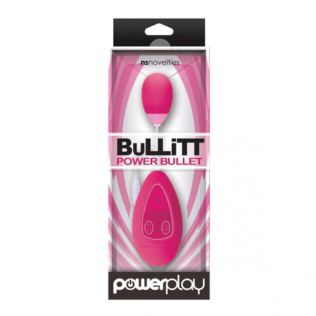 Розовое виброяйцо BuLLiTT Single с пультом управления, NS Novelties Розовое виброяйцо BuLLiTT Single с пультом управления, NS Novelties