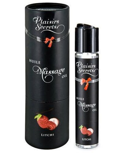 Массажное масло с ароматом личи Huile de Massage Gourmande Litchi - 59 мл., Plaisir Secret Массажное масло с ароматом личи Huile de Massage Gourmande Litchi - 59 мл., Plaisir Secret